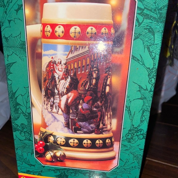 Holiday Budweiser stein - Picture 2 of 2